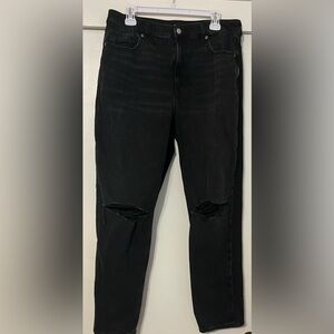 American Eagle Outfitters Black Straight Leg Jeans
